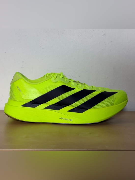 adidas Other - adidas Adizero Evo SL Lucid Lemon Neon Yellow Black Sneakers JR3416 Men's Sz 11